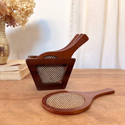 Sous-verres raquettes