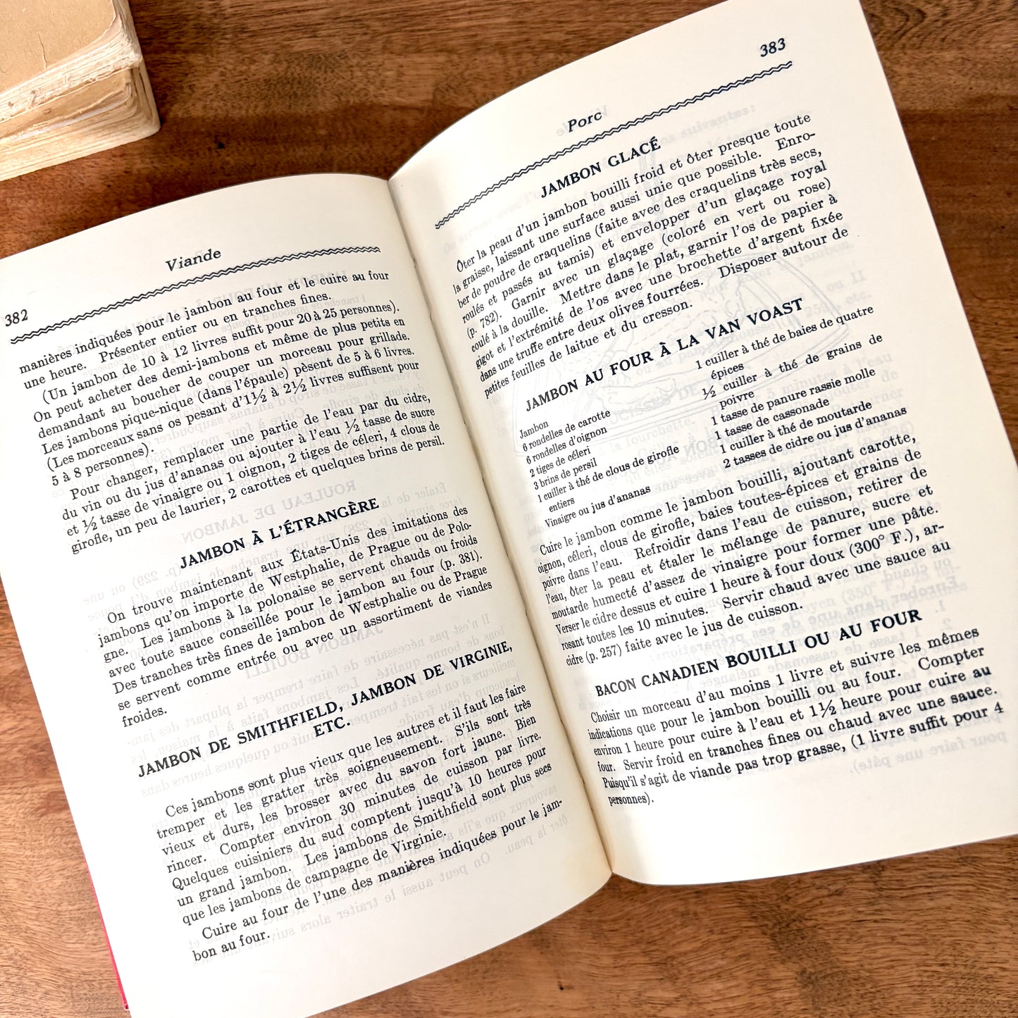 Livre de cuisine de Boston