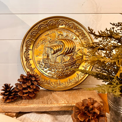 Decorative brass plate