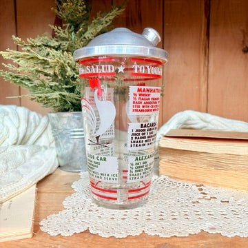 Art Deco glass shaker