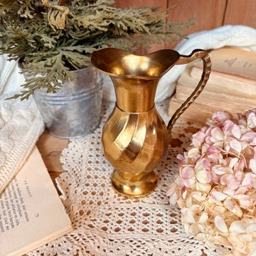 Small brass pitcher