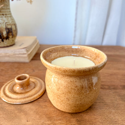 Stoneware candle - Caramel popcorn