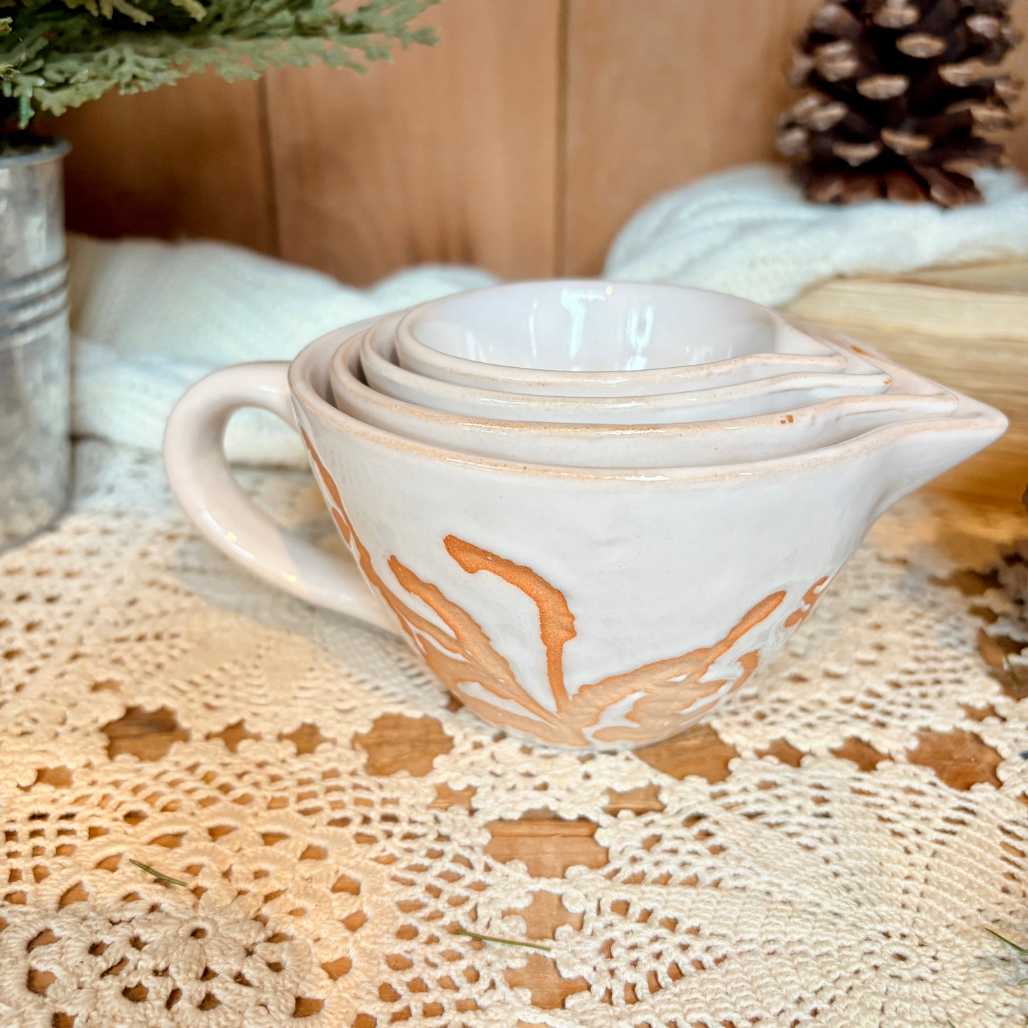 Measuring cups - wildflowers