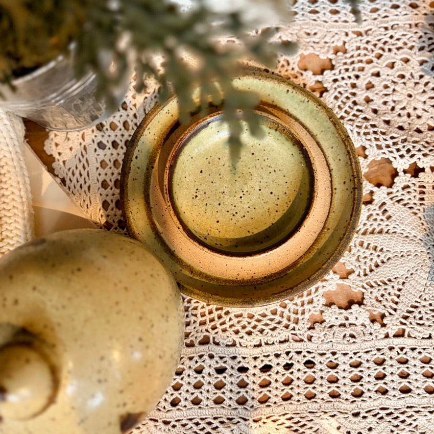 Artisanal butter dish
