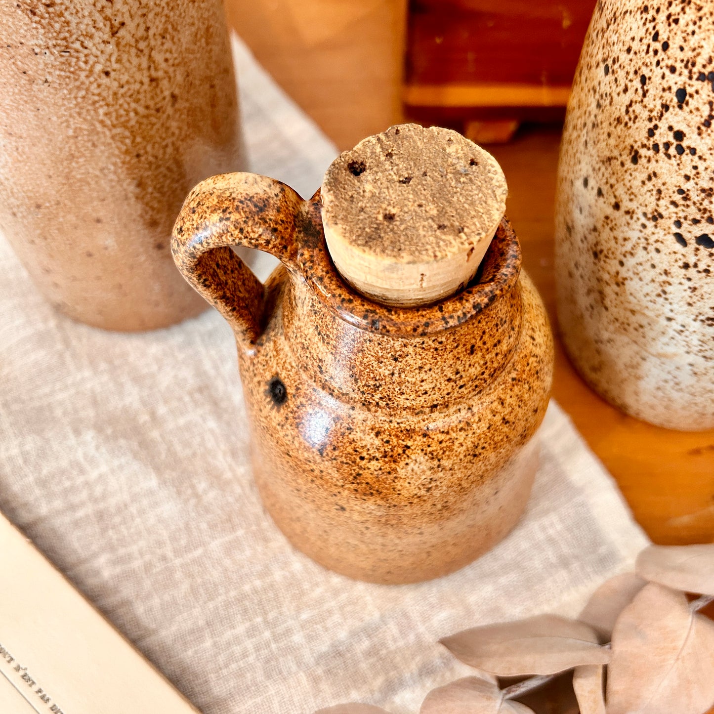 Vintage stoneware bottle