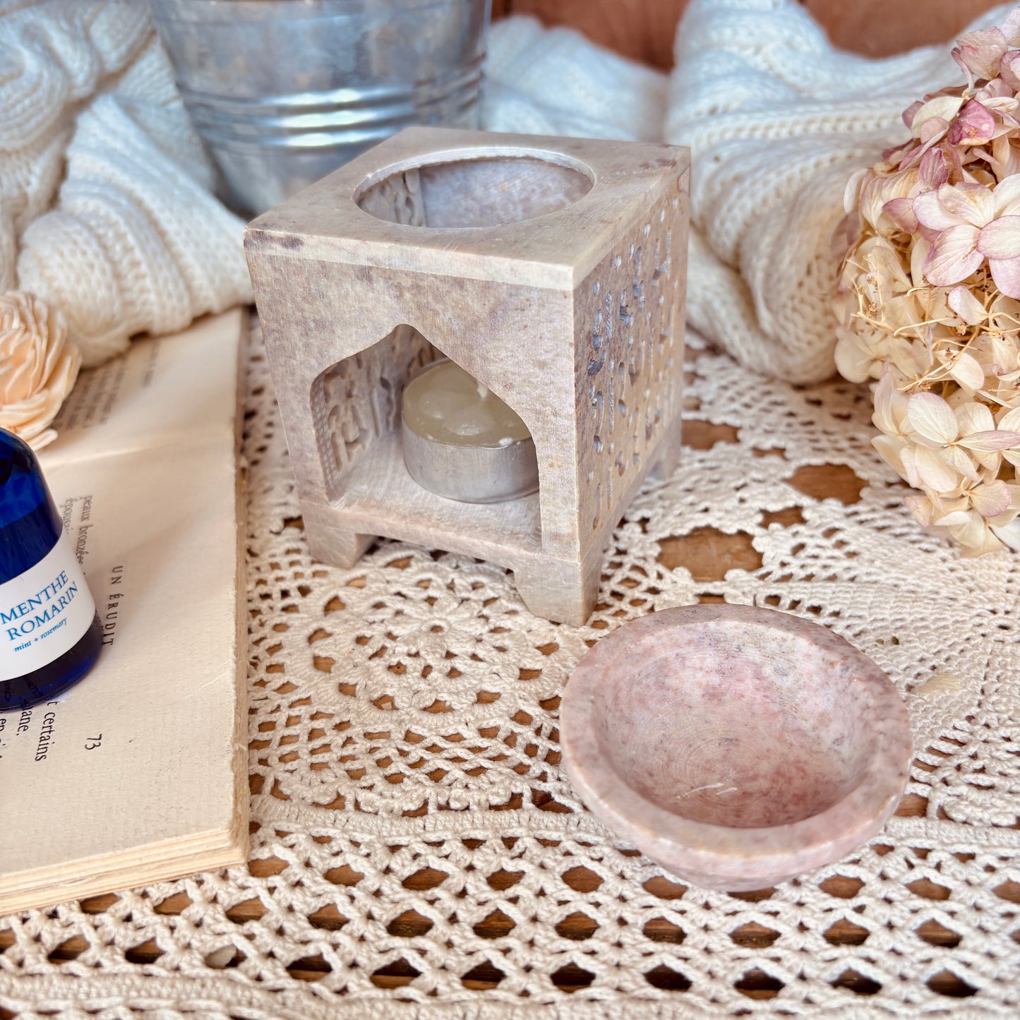 Diffuseur en pierre à savon