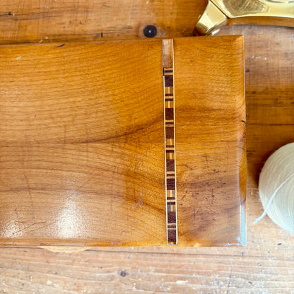 Wooden jewelry box 1976