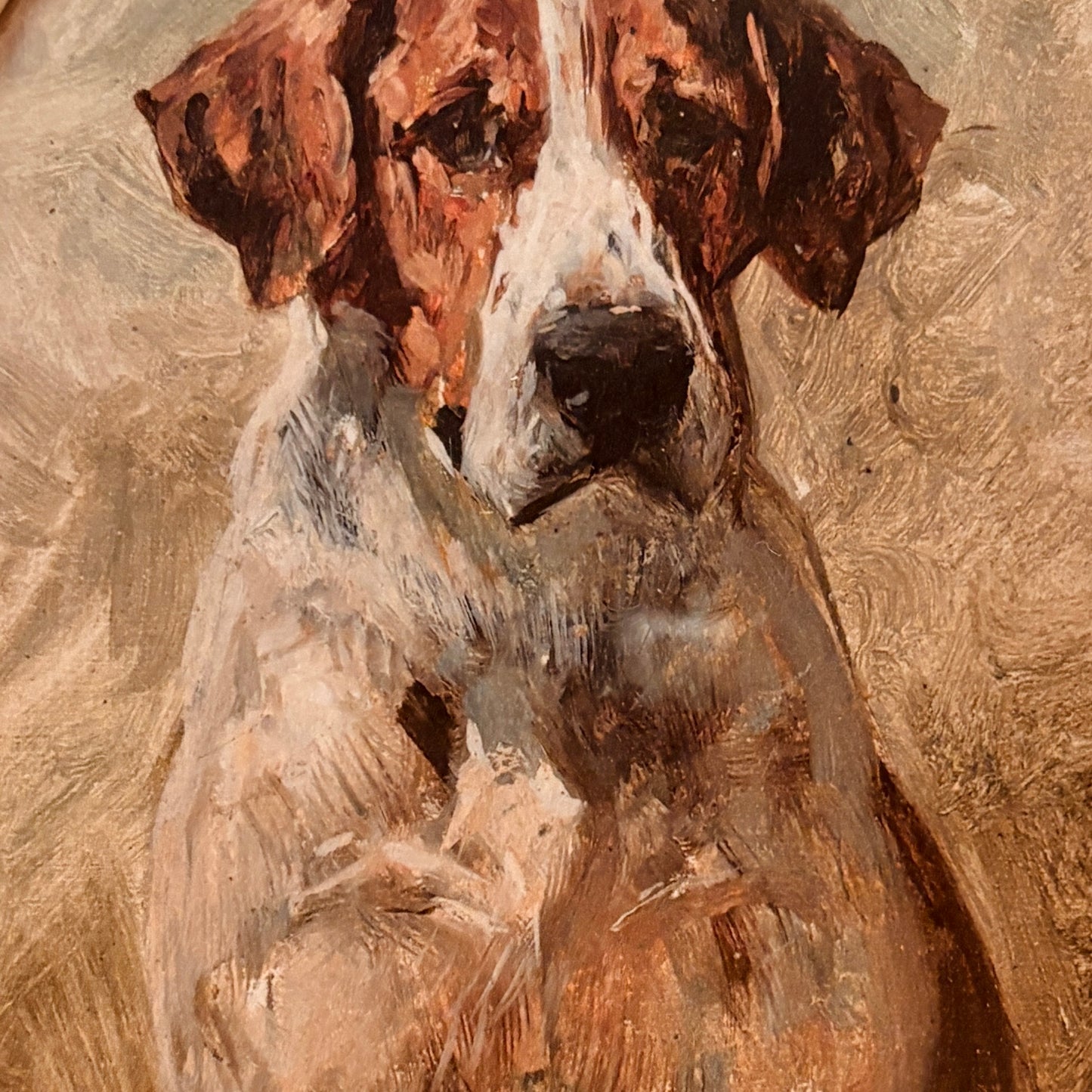 Cadre vintage avec impression sur papier beaux-arts - Le surveillant