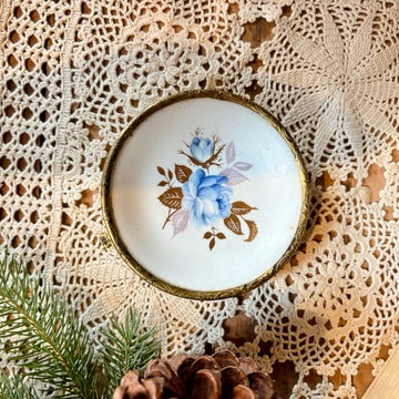 Coupelle porcelaine et laiton