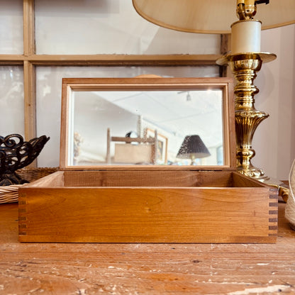 Wooden jewelry box 1976