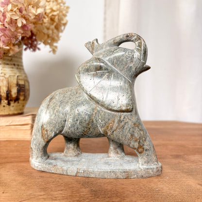 Éléphant en stéatite