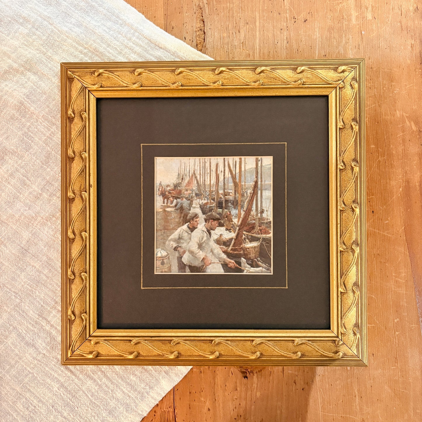 Canvas print - The cellist