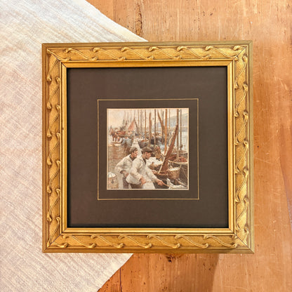 Canvas print - The cellist
