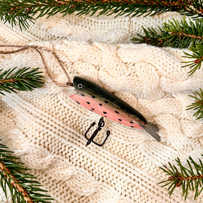 Christmas ornament - Speckled fish lure