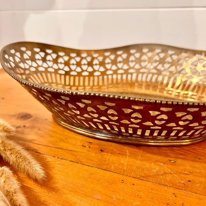 Decorative brass bowl