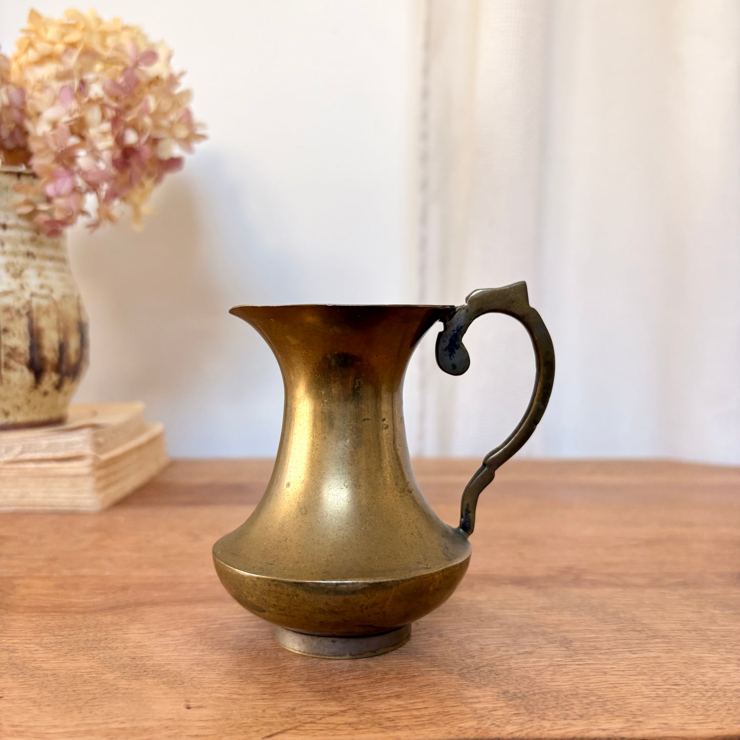 Small brass pitcher