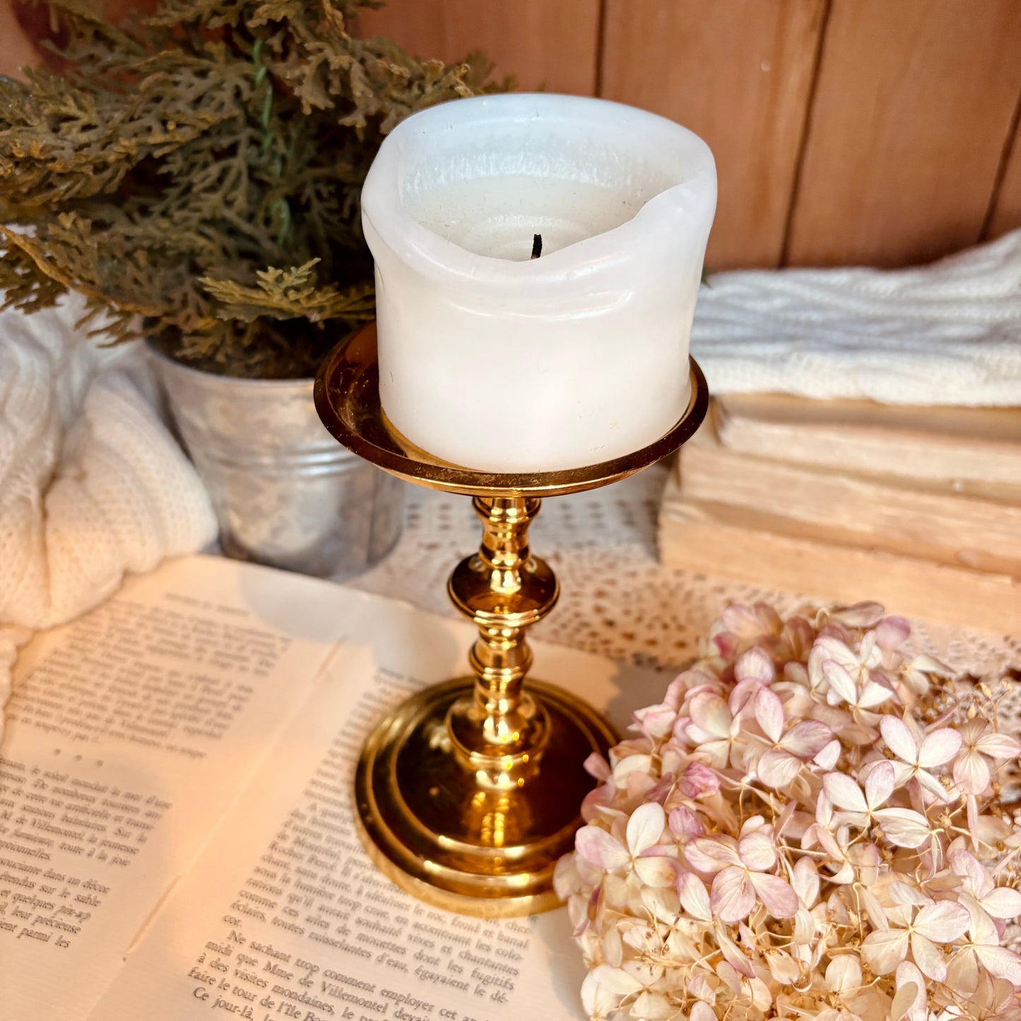 Bougeoir en laiton