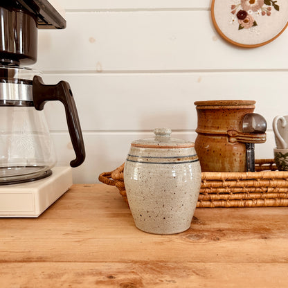 Stoneware jar