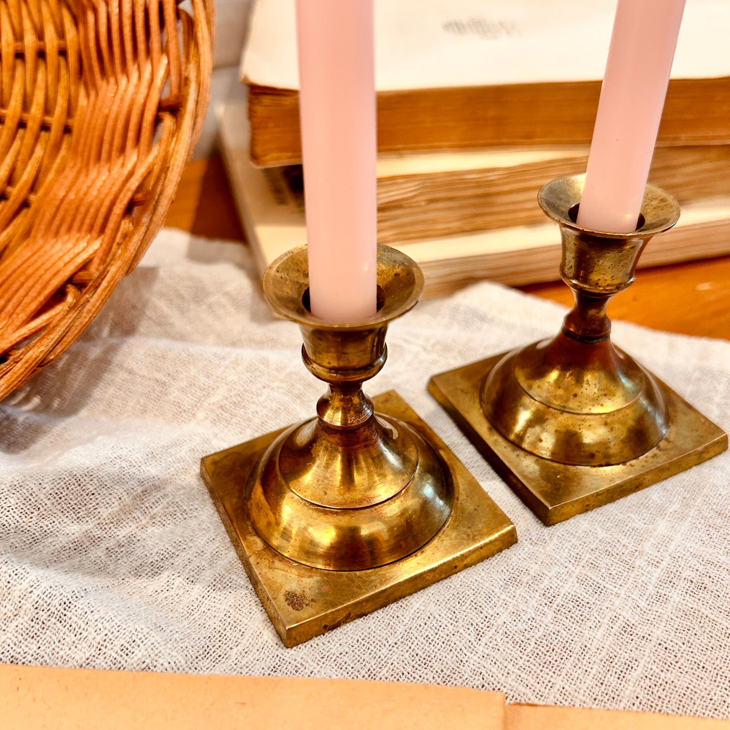 Brass candlestick