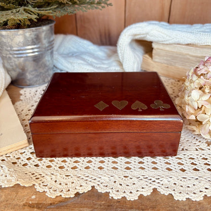 Wooden card chest