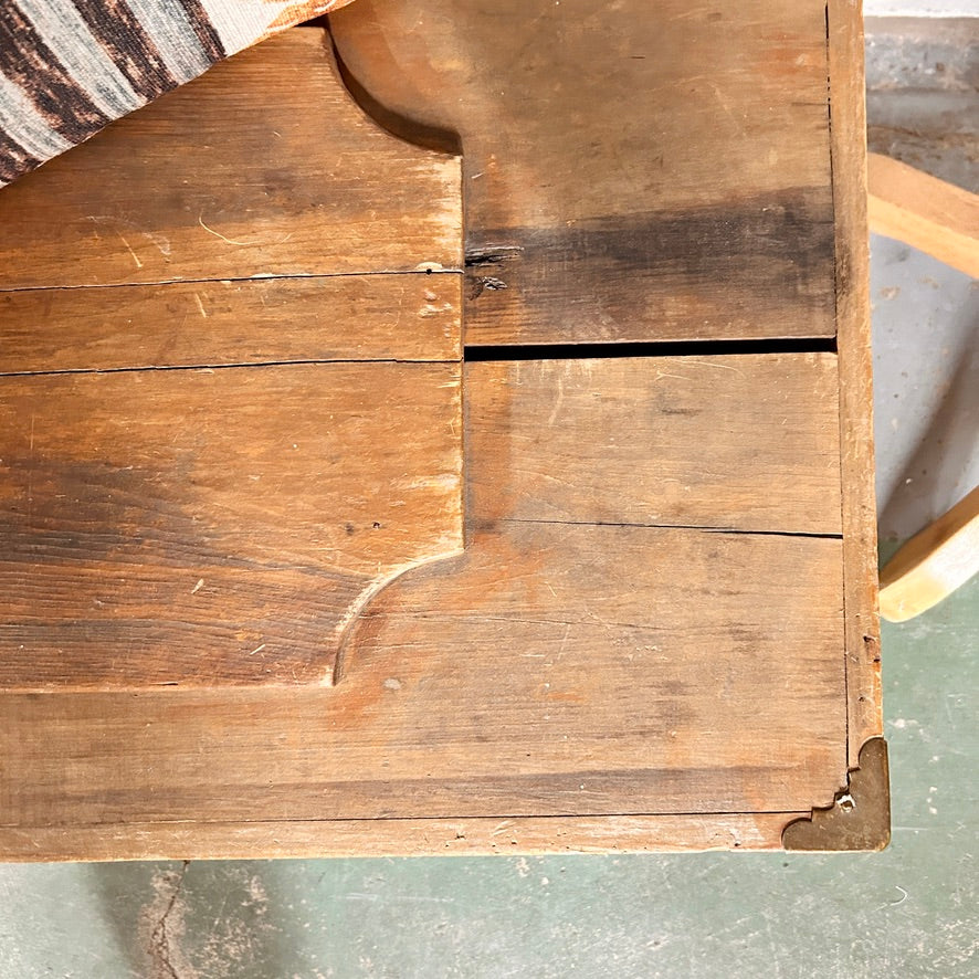 Natural antique chest