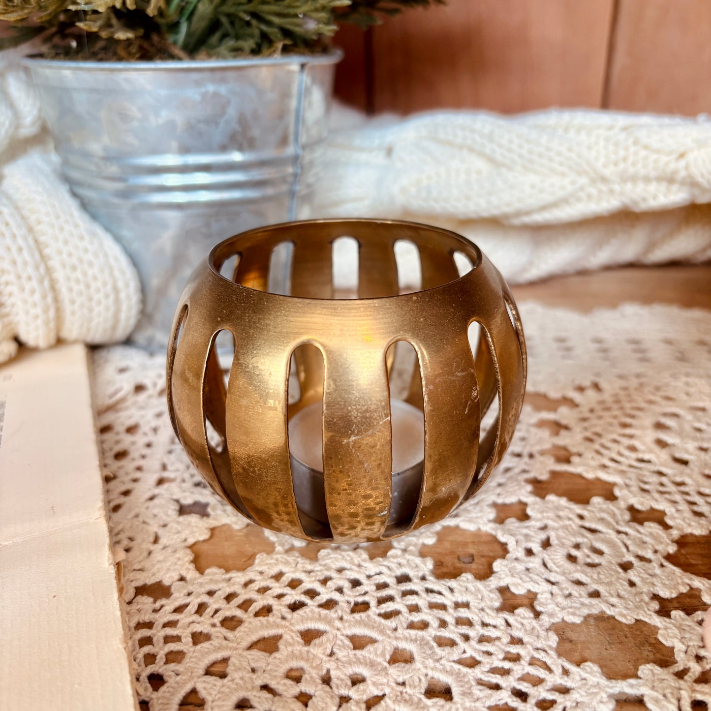 Photophore en laiton