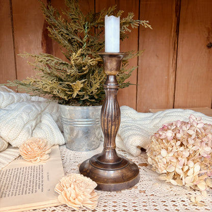 Brass candle holder