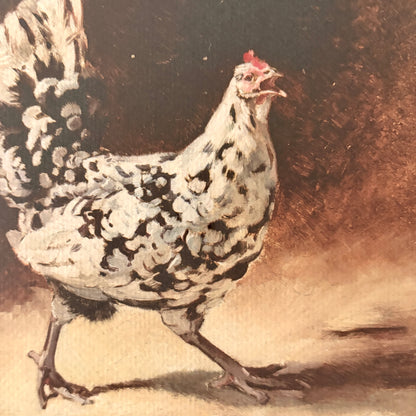 Cadre vintage avec impression sur papier beaux-arts - La reine