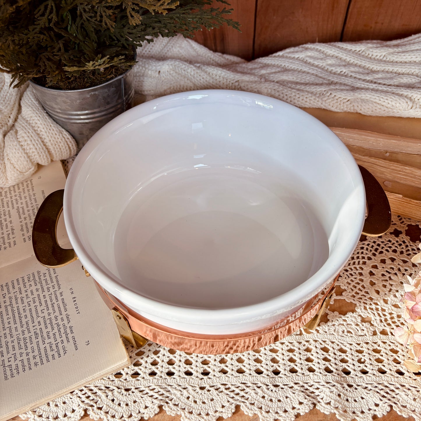 Plat de service en céramique