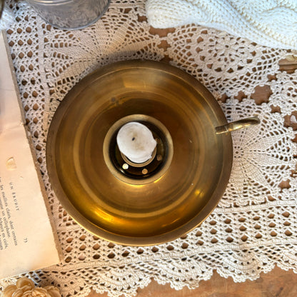 Brass chamberstick