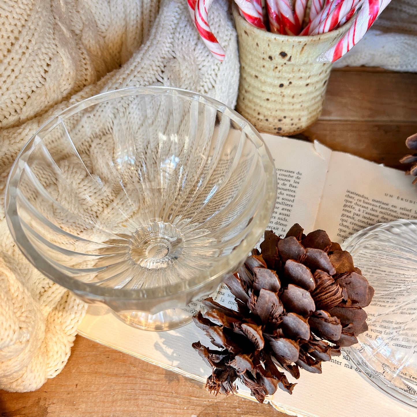 Bonbonnière en verre