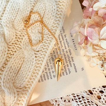 Divinatory pendulum - Rose quartz