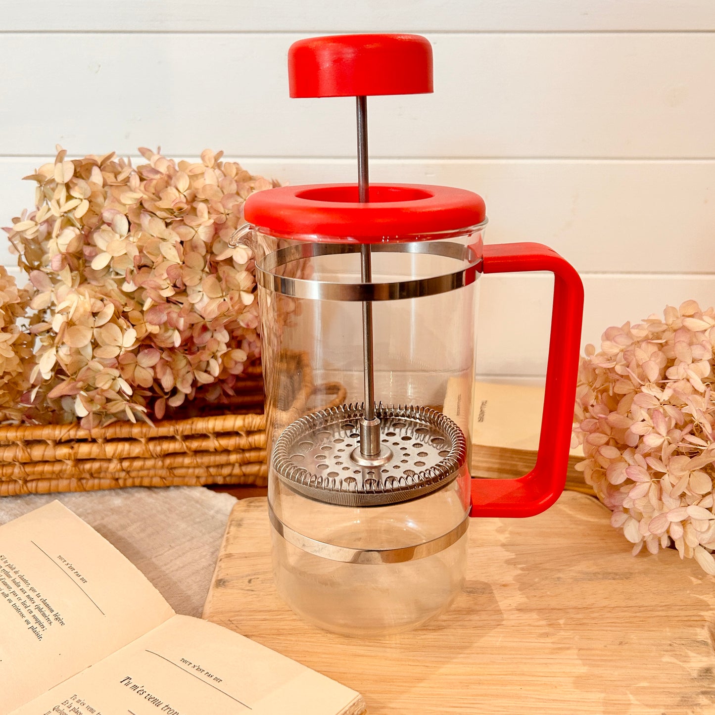 Cafetière à piston Bodum - rouge