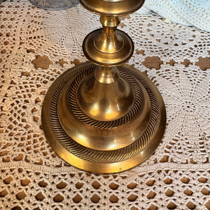 Brass candle holder