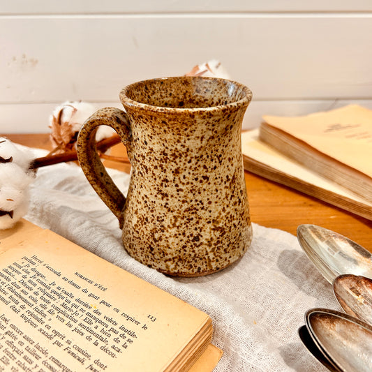 Handmade stoneware mug