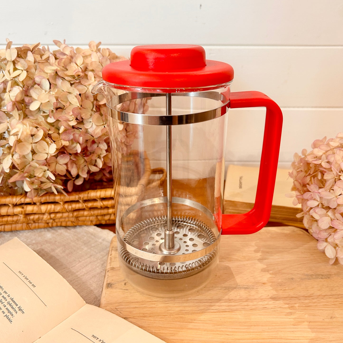 Cafetière à piston Bodum - rouge