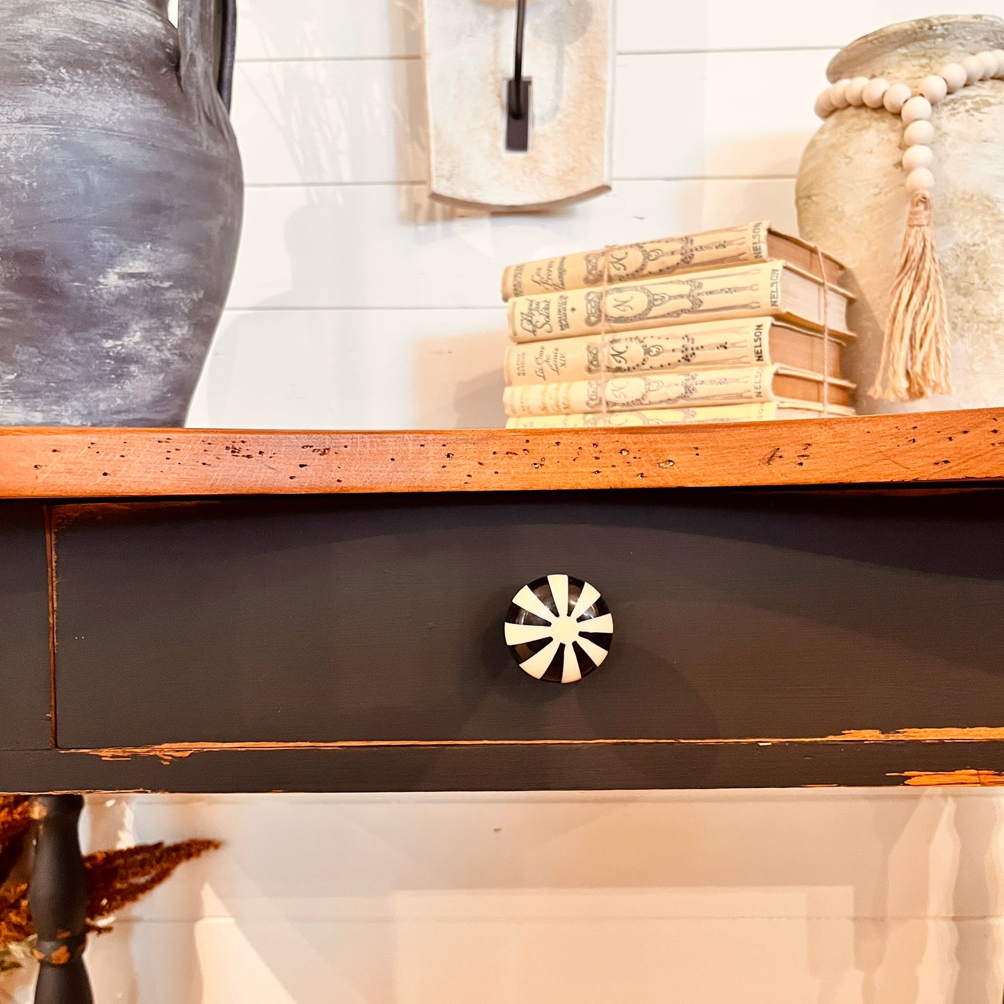 Upcycled console table