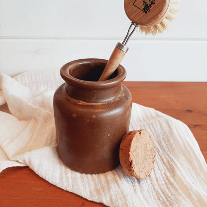 Vintage mustard jar