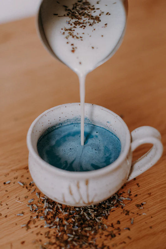 Blue night latte