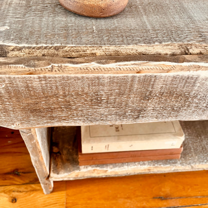 Antique wooden bench