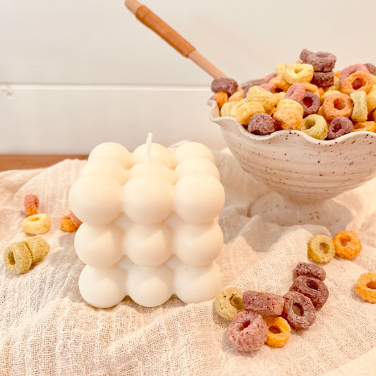 Fruity cereal candle