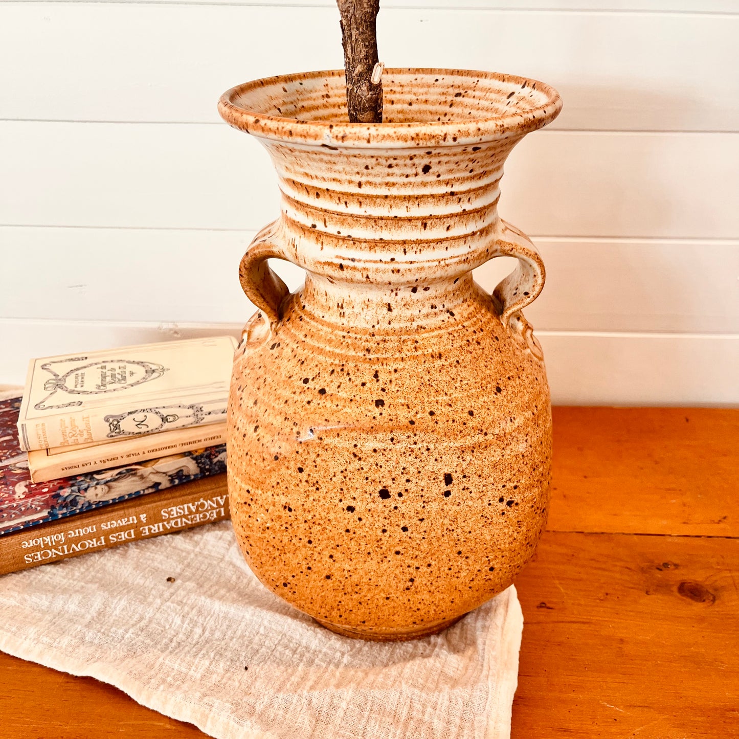 XL stoneware vase