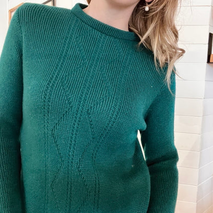 Vintage emerald knit