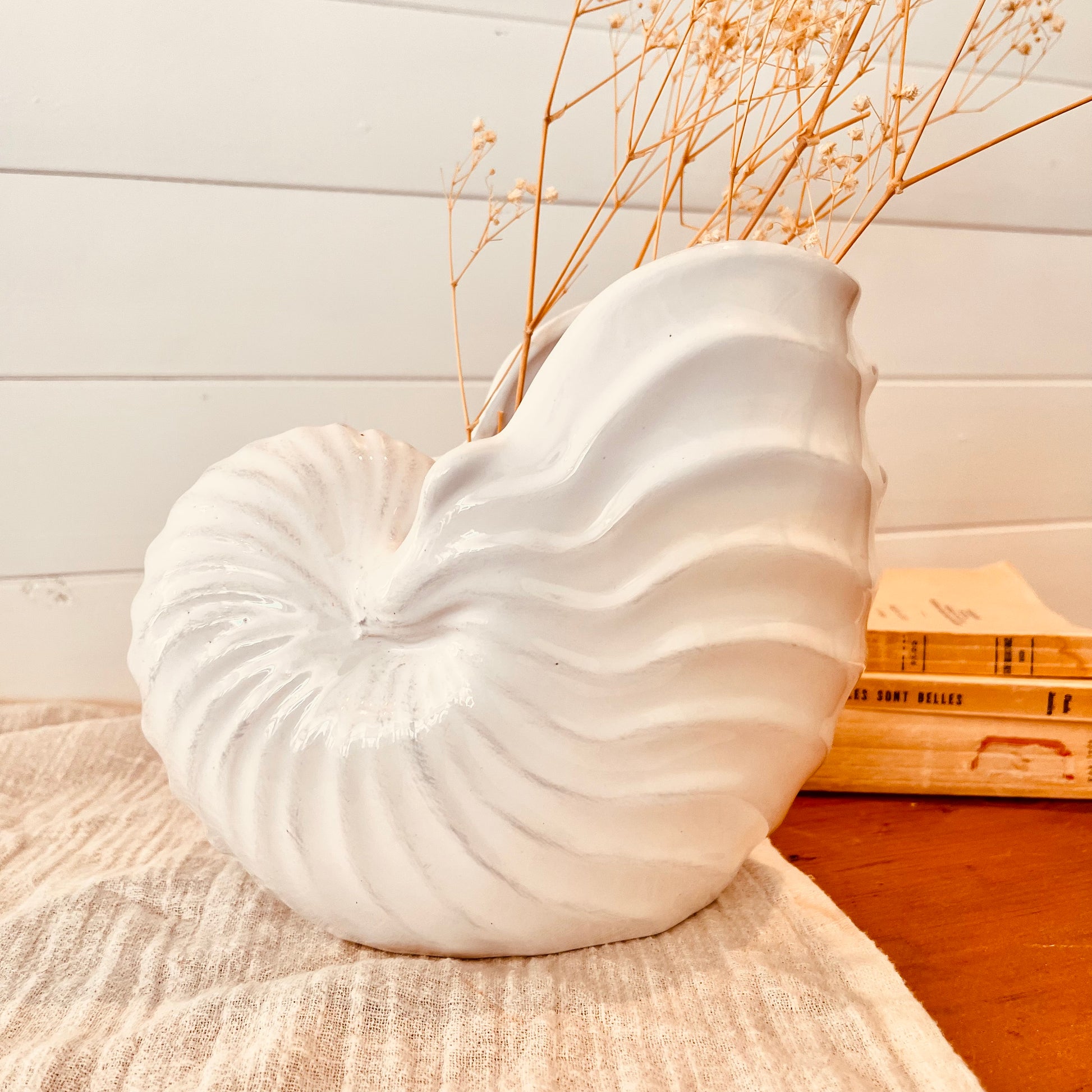 Vintage shell vase – Demain Peut-Être - boutique maison et art de vivre