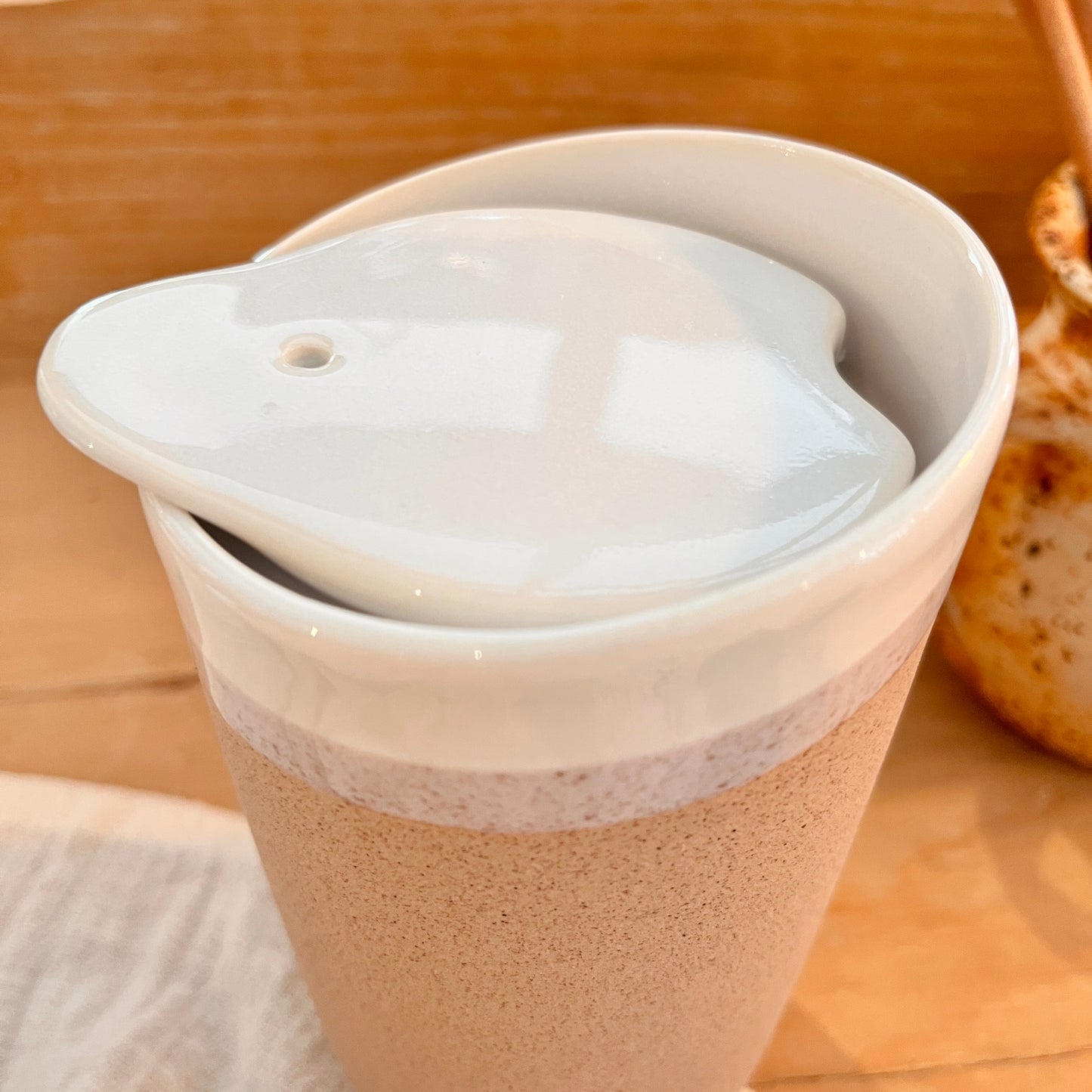 Reusable ceramic mug - Lisa