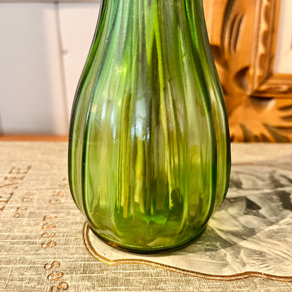 Soliflore en verre vintage