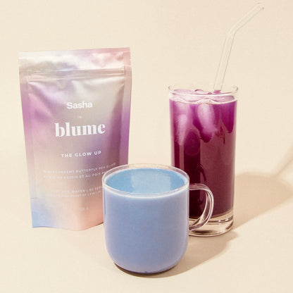 Blackcurrant and butterfly pea elixir - The glow up