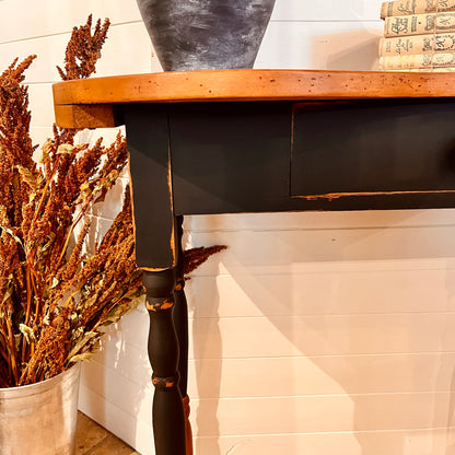 Upcycled console table